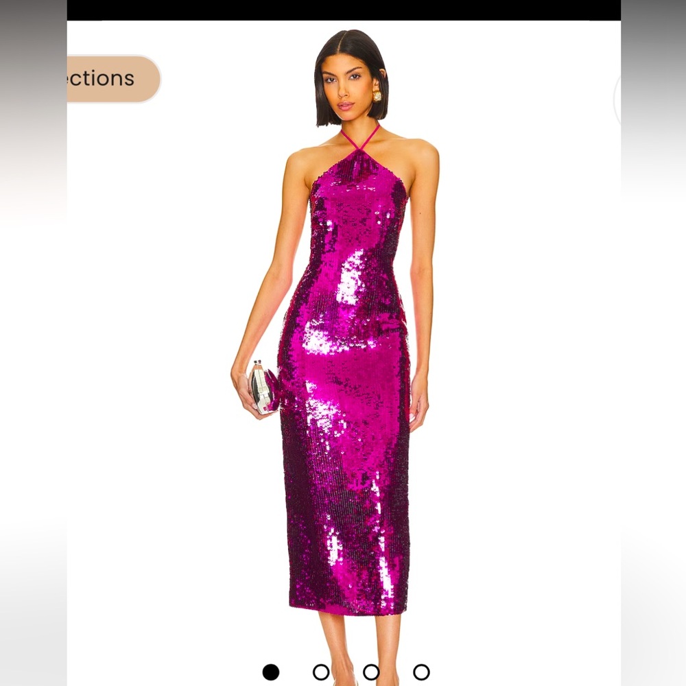 Cult Gaia sequin midi dress